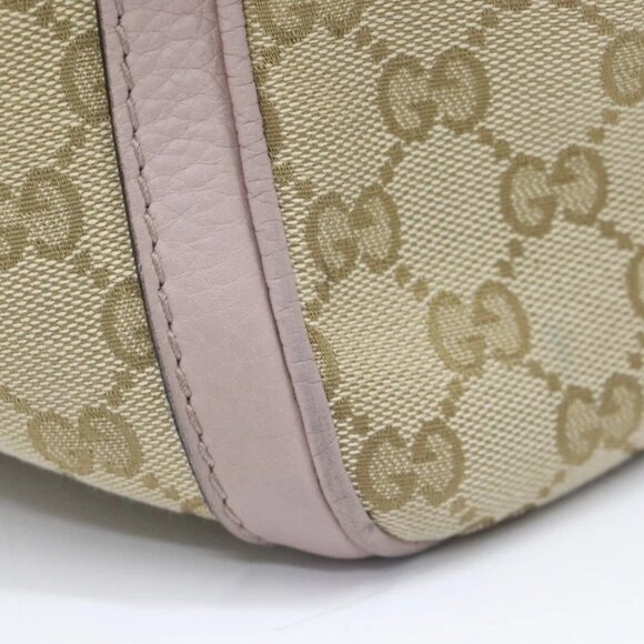 Gucci Web Boston Bag GG Canvas Medium 247205 525040 - Picture 3 of 16